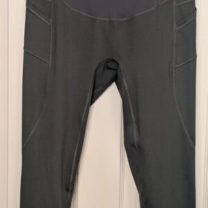 Blanqi Maternity Grey High-Waisted Leggings